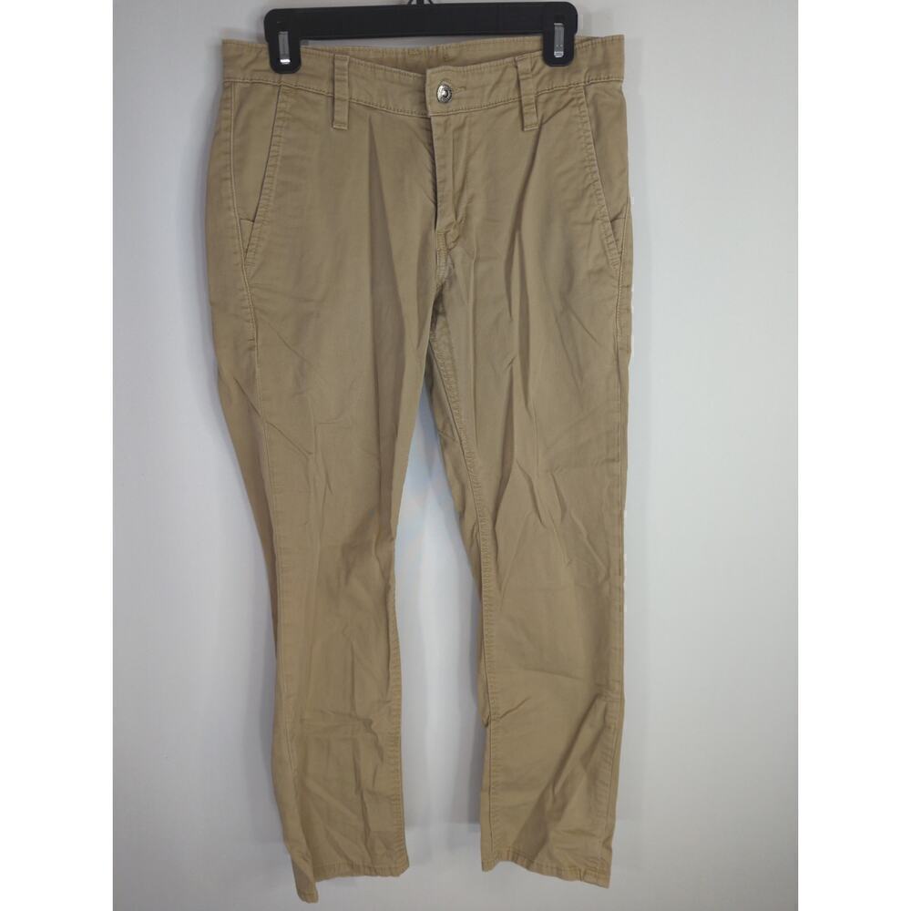 Levi's Mens Solid Stretch Mid Rise Straight Leg Chino Pants Khaki Size 29W x 30L
